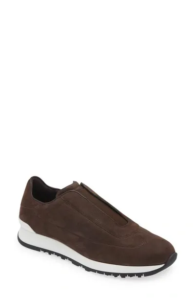 John Lobb Lift Slip-on Sneaker In Brown