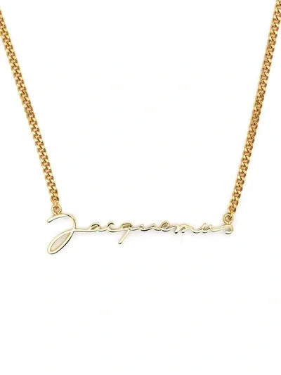 Jacquemus 'la Chaine' Necklace In Oro