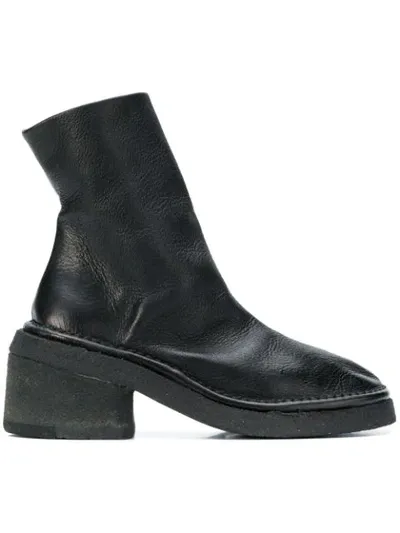 Marsèll Chunky Heel Ankle Boots In Black