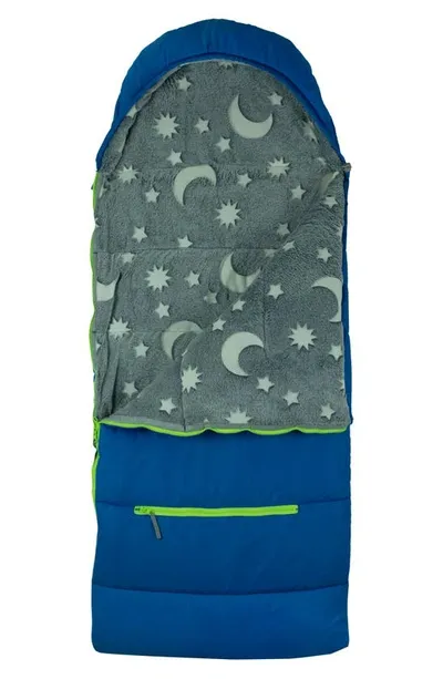 Mimish Kids' Sleep-n-pack Glow In Surfer Blue