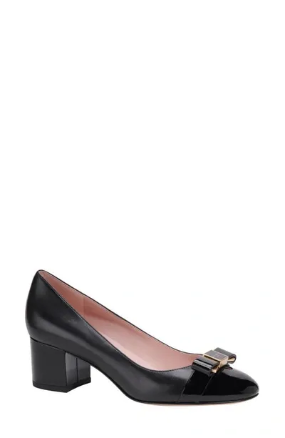 Kate Spade Bowdie Cap Toe Pump In Black