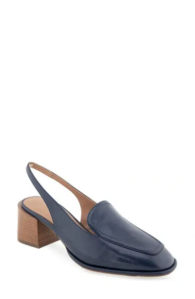 Aerosoles Arlo Slingback Pump In Navy Leather