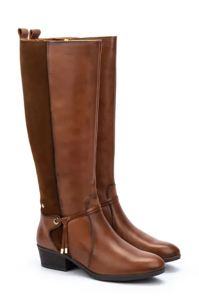 Pikolinos Daroca Knee High Riding Boot In Cuero