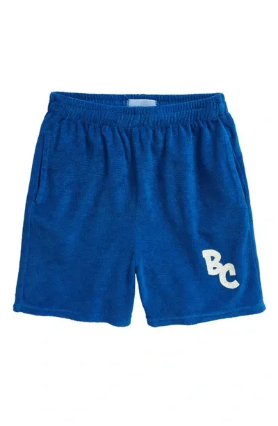 Bobo Choses Kids' Bc Terry-cloth Bermuda Shorts In Blue