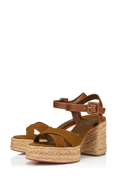 Christian Louboutin Calakala Espadrille Platform Sandal In Rhea