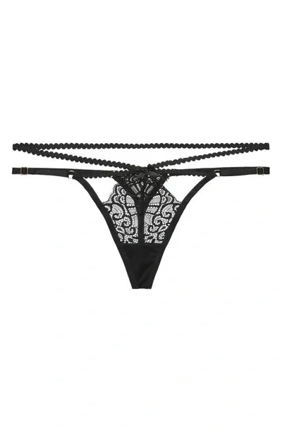 Von Follies By Dita Von Teese Exterteese G-string In Black