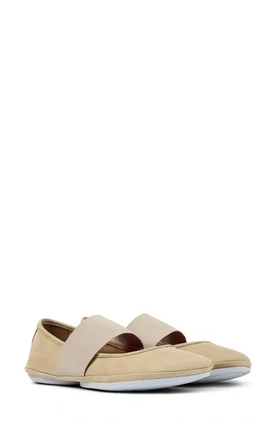 Camper Right Nina Ballerina Flat In Beige