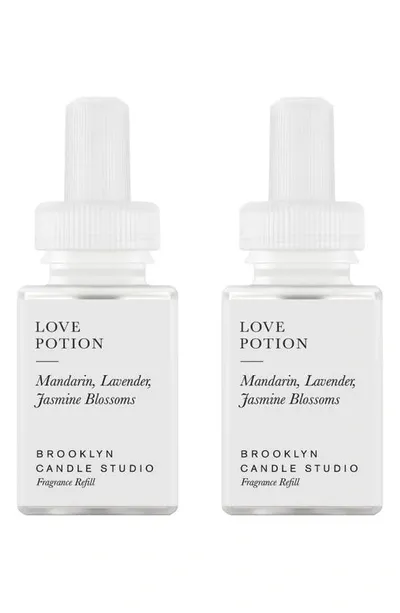 Pura X Brooklyn Candle 2-pack Diffuser Fragrance Refills In Love Potion