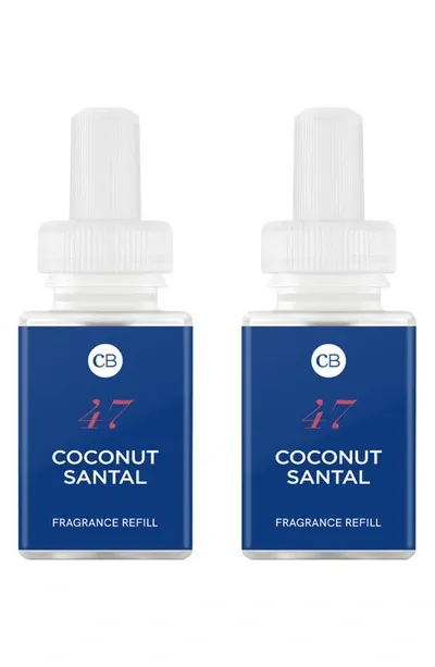 Pura X Capri Blue 2-pack Diffuser Fragrance Refills In Coconut Santal