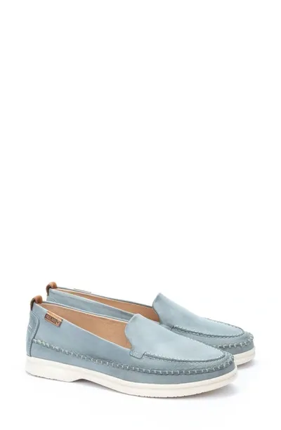 Pikolinos Gandia Moc Toe Loafer In Denim