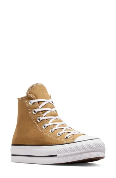 Converse Chuck Taylor All Star Lift Platform Sneaker In Ginger,white