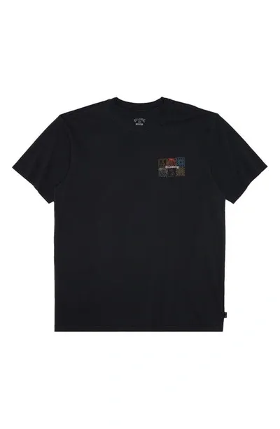 Billabong Reflections Graphic T-shirt In Black