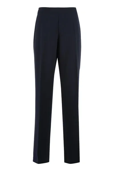 Clips High-rise Trousers In Blue