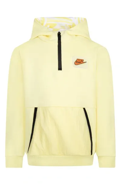 Nike Kids' Pullover Hoodie In Soft Yellow