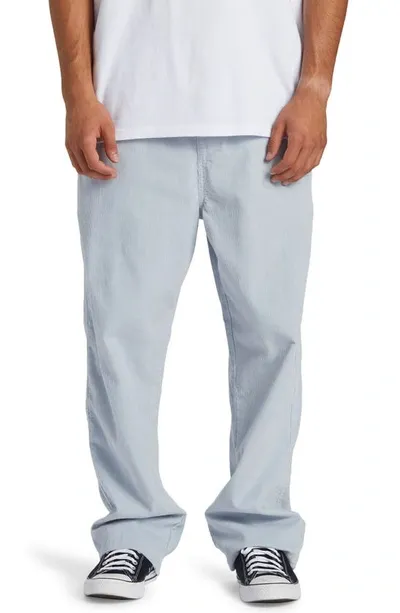 Quiksilver Dna Corduroy Beach Pants In Blue Fog