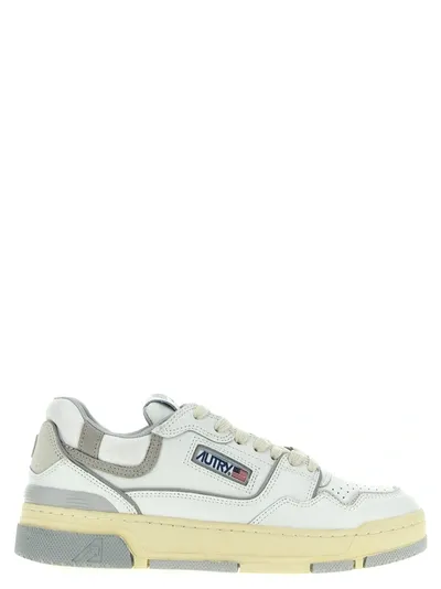 Autry Clc Sneakers Gray In Mult/mat Wht/vapor