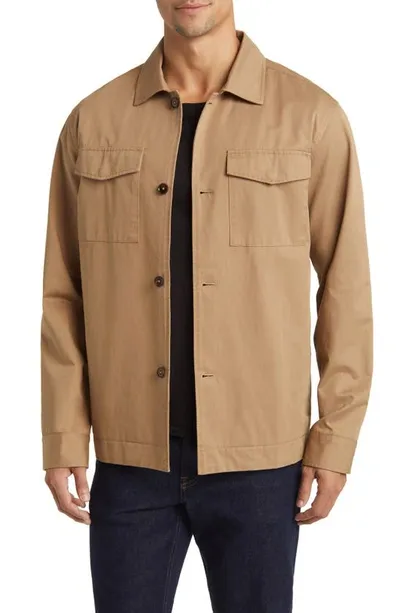 Rodd & Gunn Whitstone Cotton Jacket In Cappucino