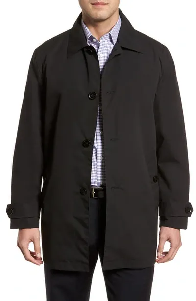 Cole Haan Signature Raincoat In Black