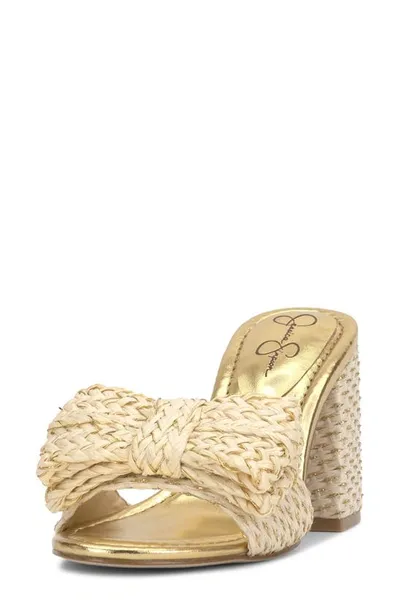 Jessica Simpson Romilda Raffia Sandal In Light Natural