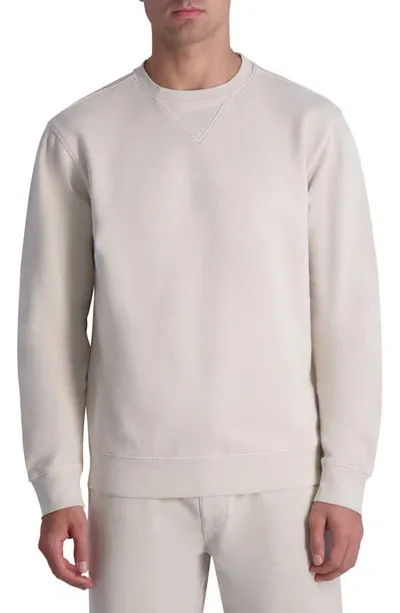 Karl Lagerfeld Crewneck Sweatshirt In Natural