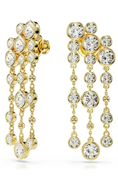 Swarovski Imber Crystal Chandelier Drop Earrings In Gold