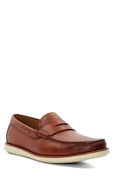 Dune London Berkly Penny Loafer In Tan