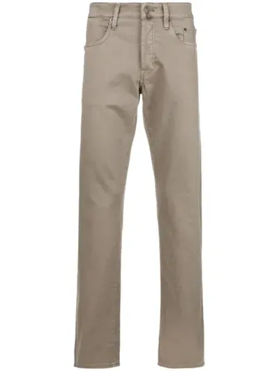 Siviglia Slim Fit Trousers In Neutrals