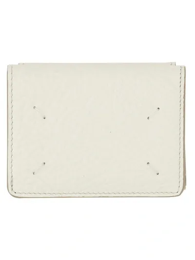 Maison Margiela Four Stitches Compact Wallet Unisex In White