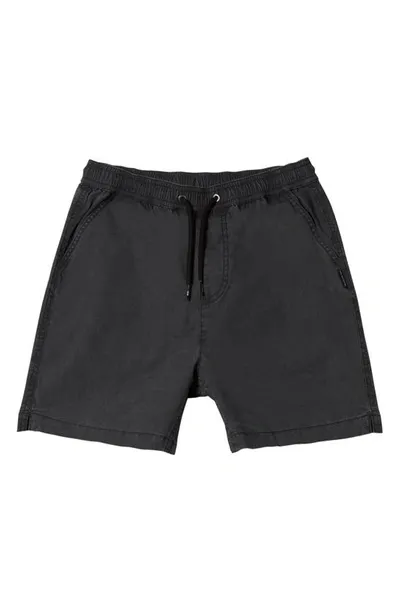 Quiksilver Kids' Big Boys Taxer Walk Shorts In Black