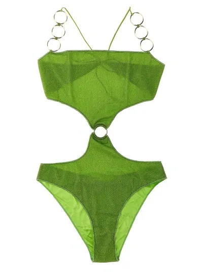 Oseree Lumiere One-piece Swimsuit In Green