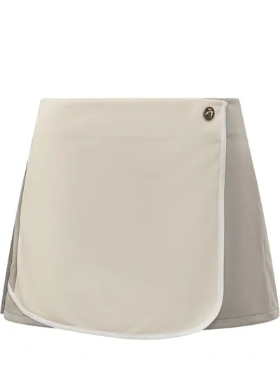 Ambush Back Track Skirt In Grey