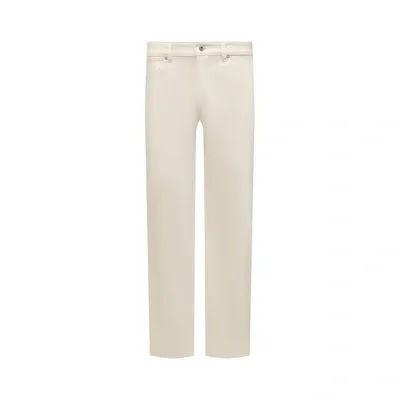 Jil Sander Regular-fit Denim Trousers In White