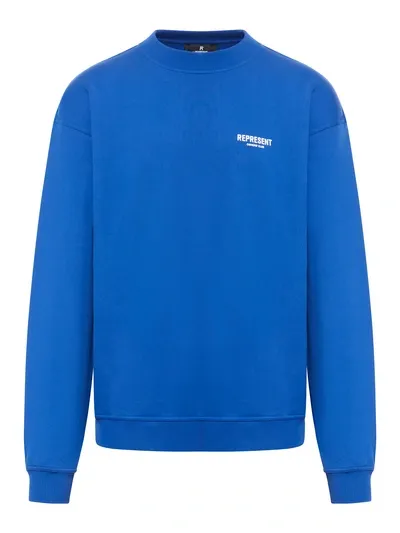 Represent Owners Club Sweater In Blue