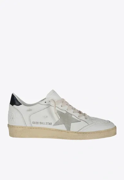 Golden Goose Db Ball Star Low-top Sneakers In White