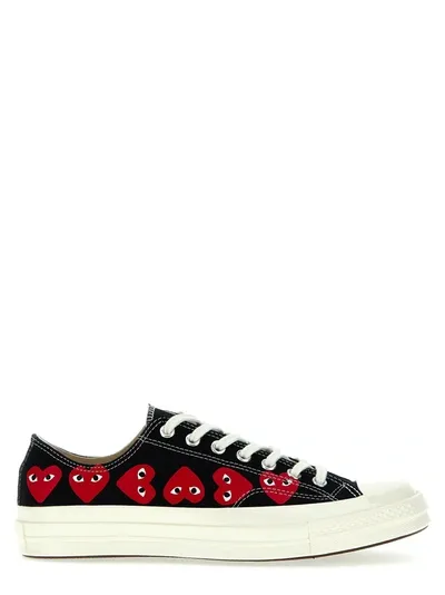 Comme Des Garçons Play X Converse Sneakers In Black