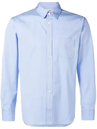 Comme Des Garçons Shirt Classy Fitted Shirt In Blue