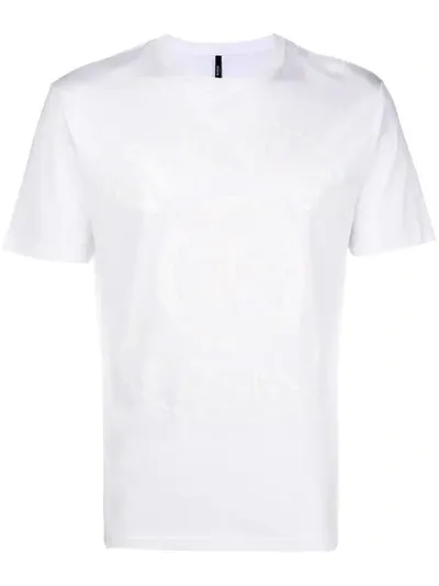 Versus Tonal Logo Printed T-shirt In White