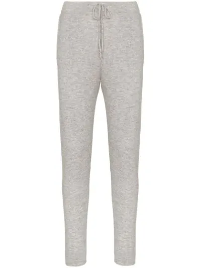 Le Kasha Kenya Cashmere Track Pants In Grey