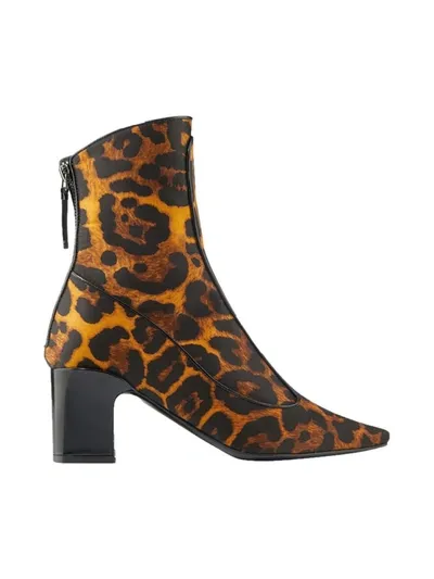 Fabrizio Viti Timeless Leopard-print Boots In Black