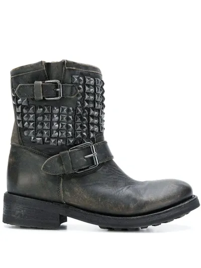 Ash Tennesse Boots In Black