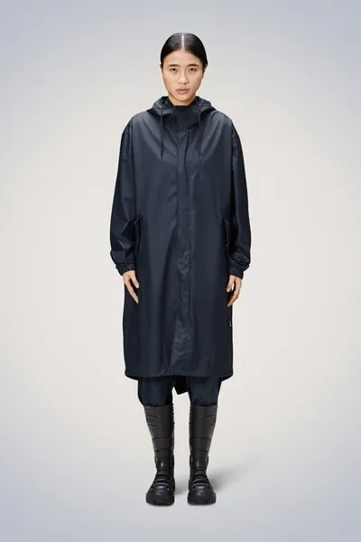 Rains Fishtail Parka In Black