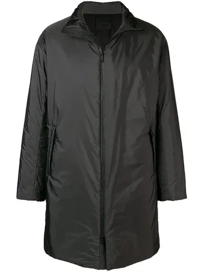 Prada Padded Coat In F0170 Fumo