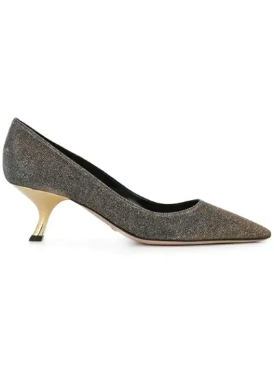 Sebastian Pumps Mit Spitzer Kappe In Metallic