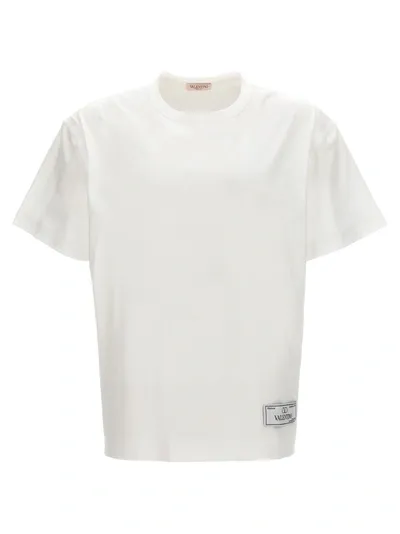 Valentino Maison  Label T-shirt In White