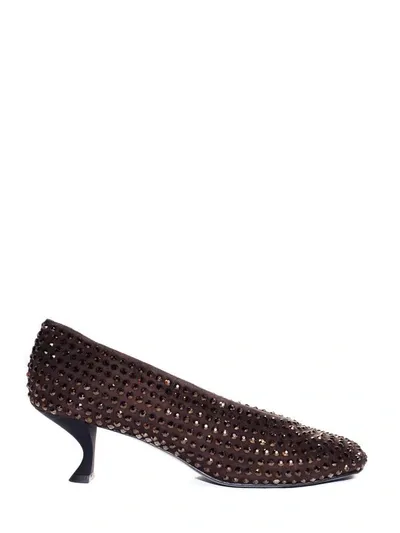 La Rose Pumps Crystal Brown