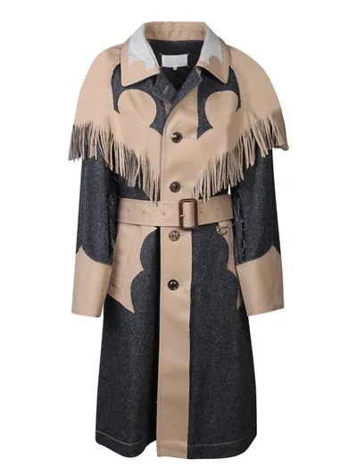 Maison Margiela Trench Coats In Beige