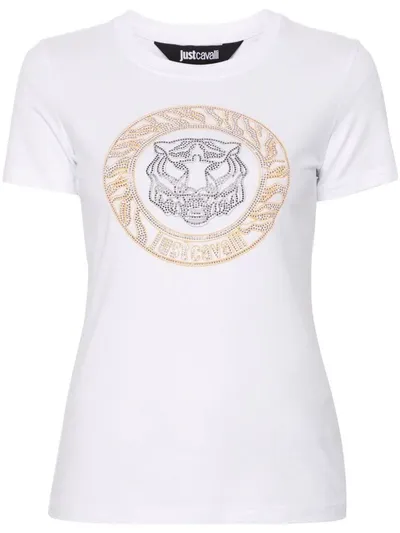 Just Cavalli T-shirts And Polos In White