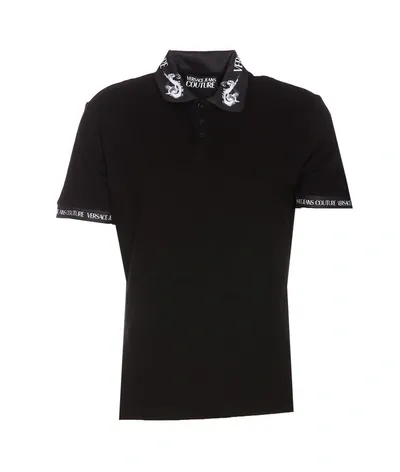 Versace Jeans Couture T-shirts And Polos In Black