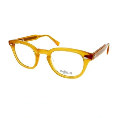 Delotto Dl11 Eyeglasses In 8006 Honey