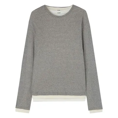 Jil Sander T-shirts In Grey/white